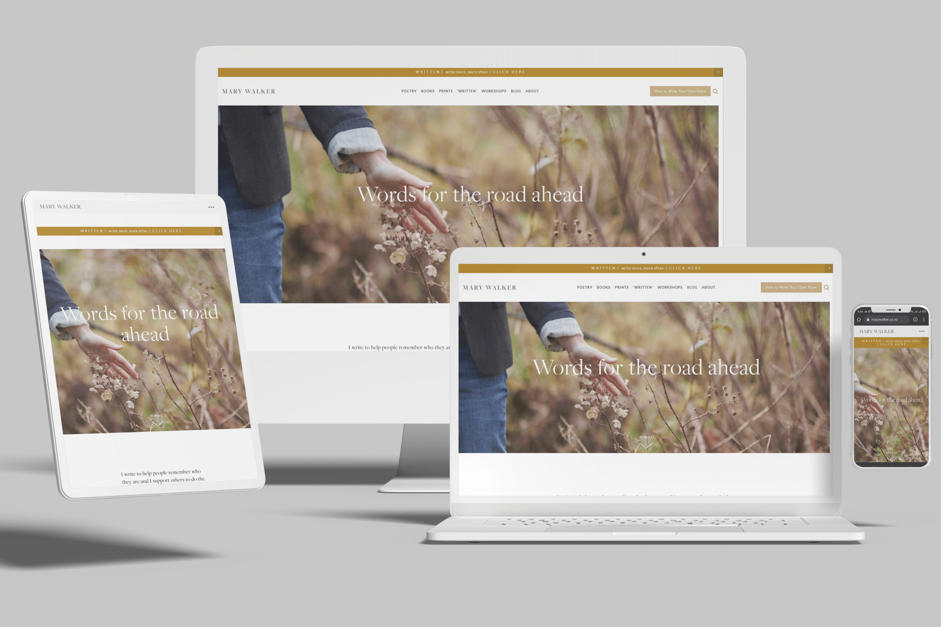 Squarespace Poetry Websites