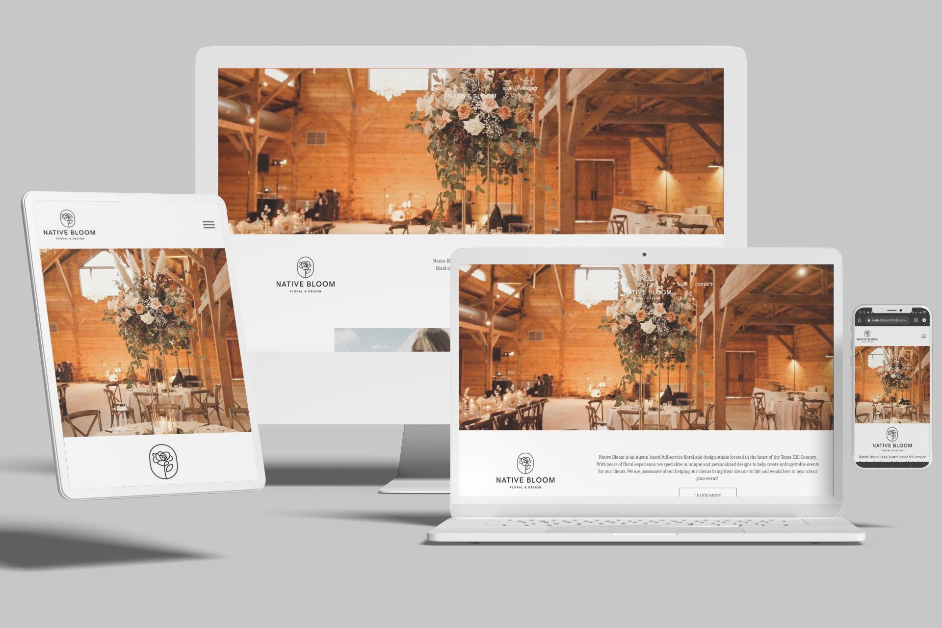 Duda Floral Design Website Example