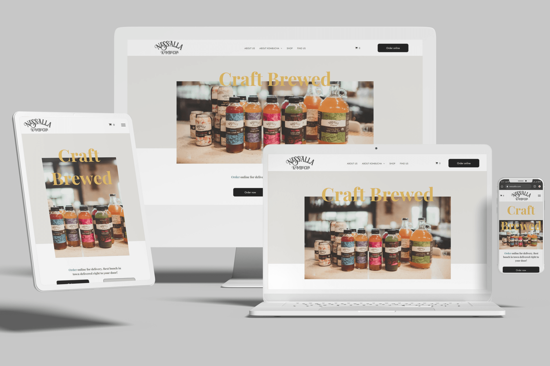 Duda Kombucha Website