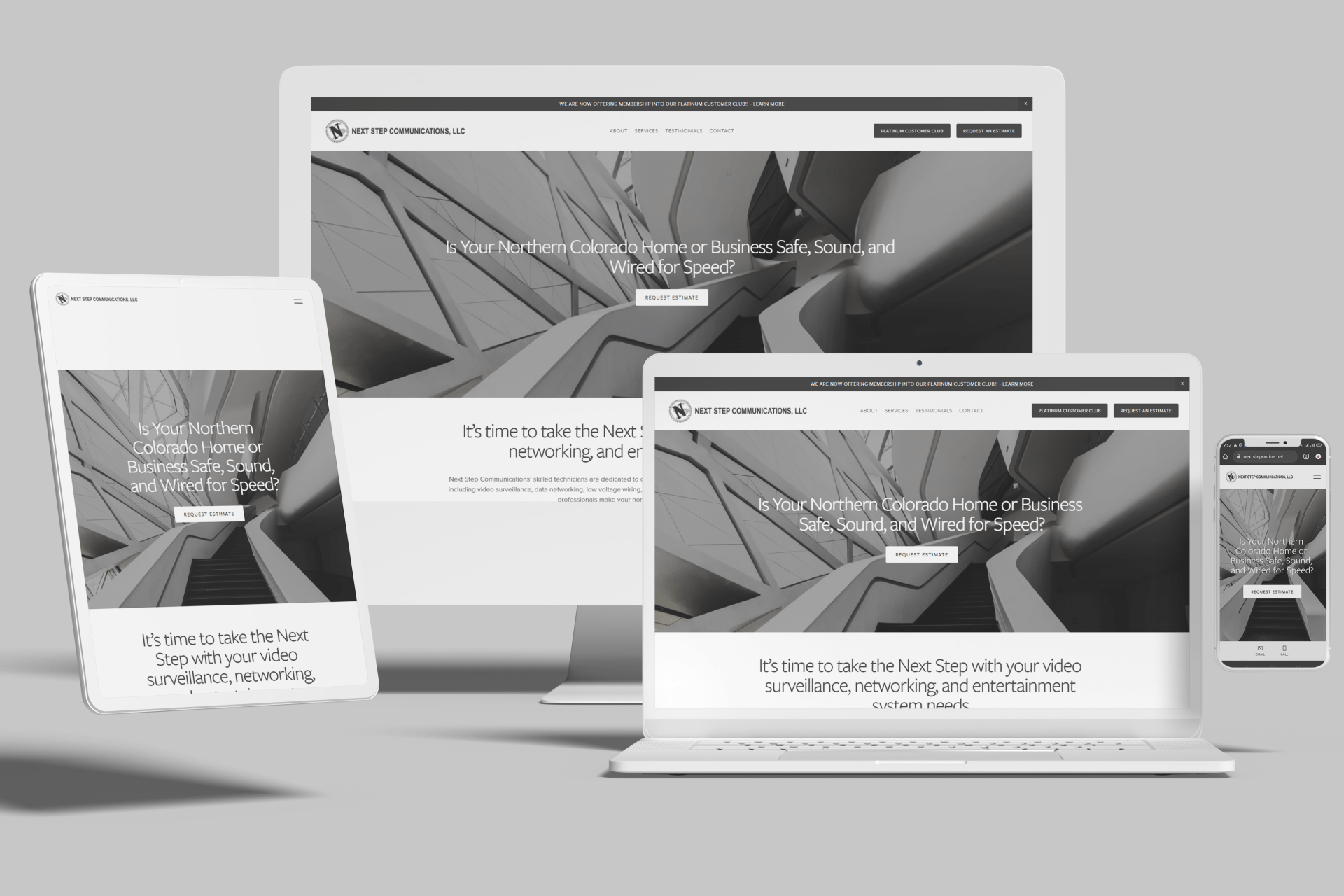 Squarespace Websites for Communications and Entertainment