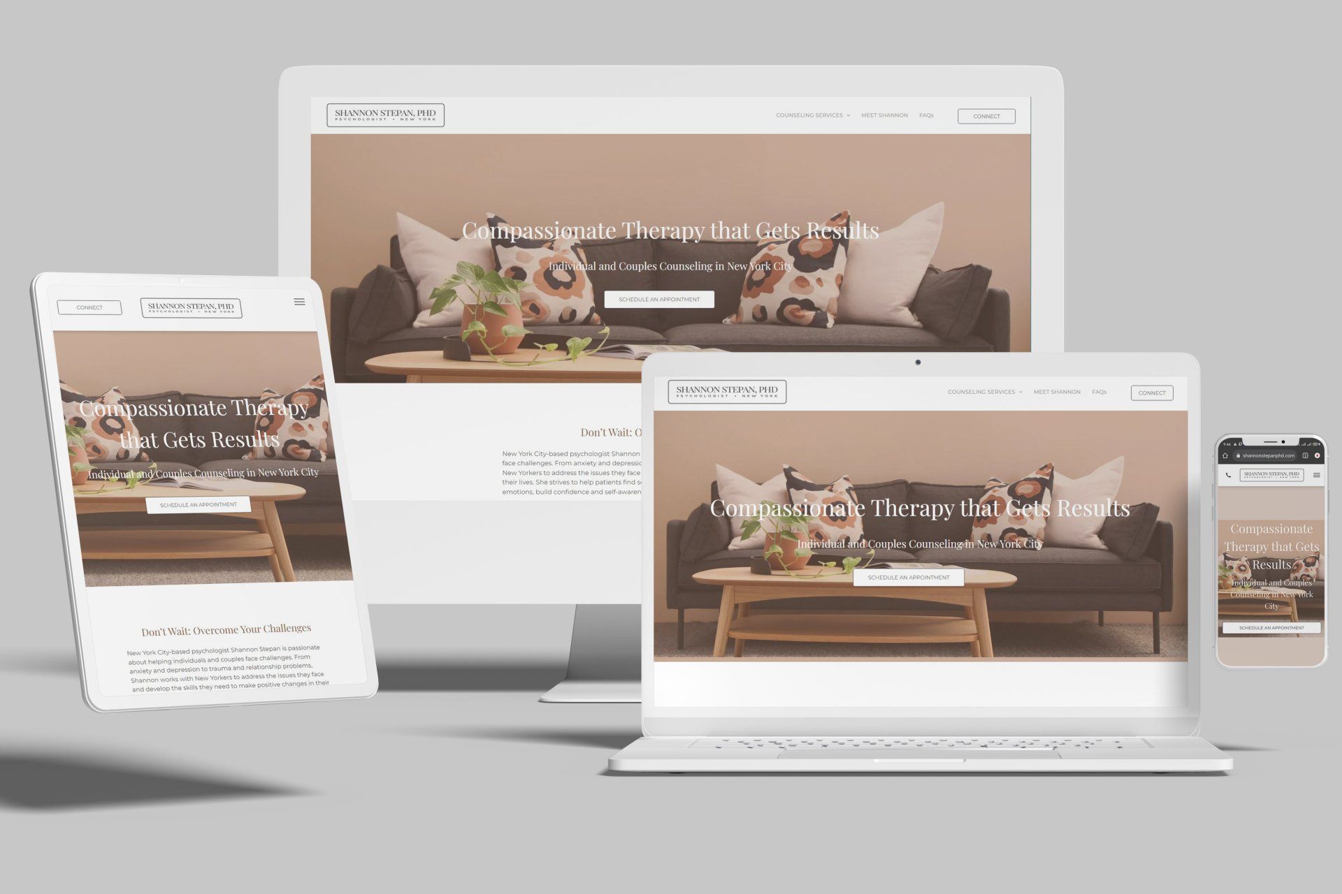 Duda Private Practice Psychologist Website