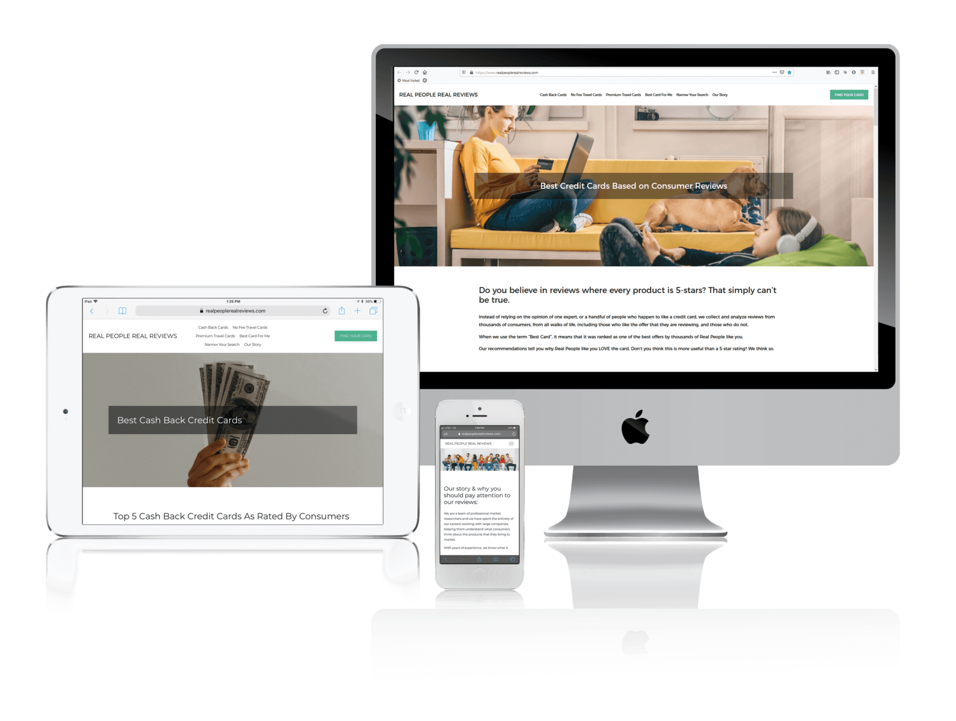 Squarespace for Credit Card Reviews