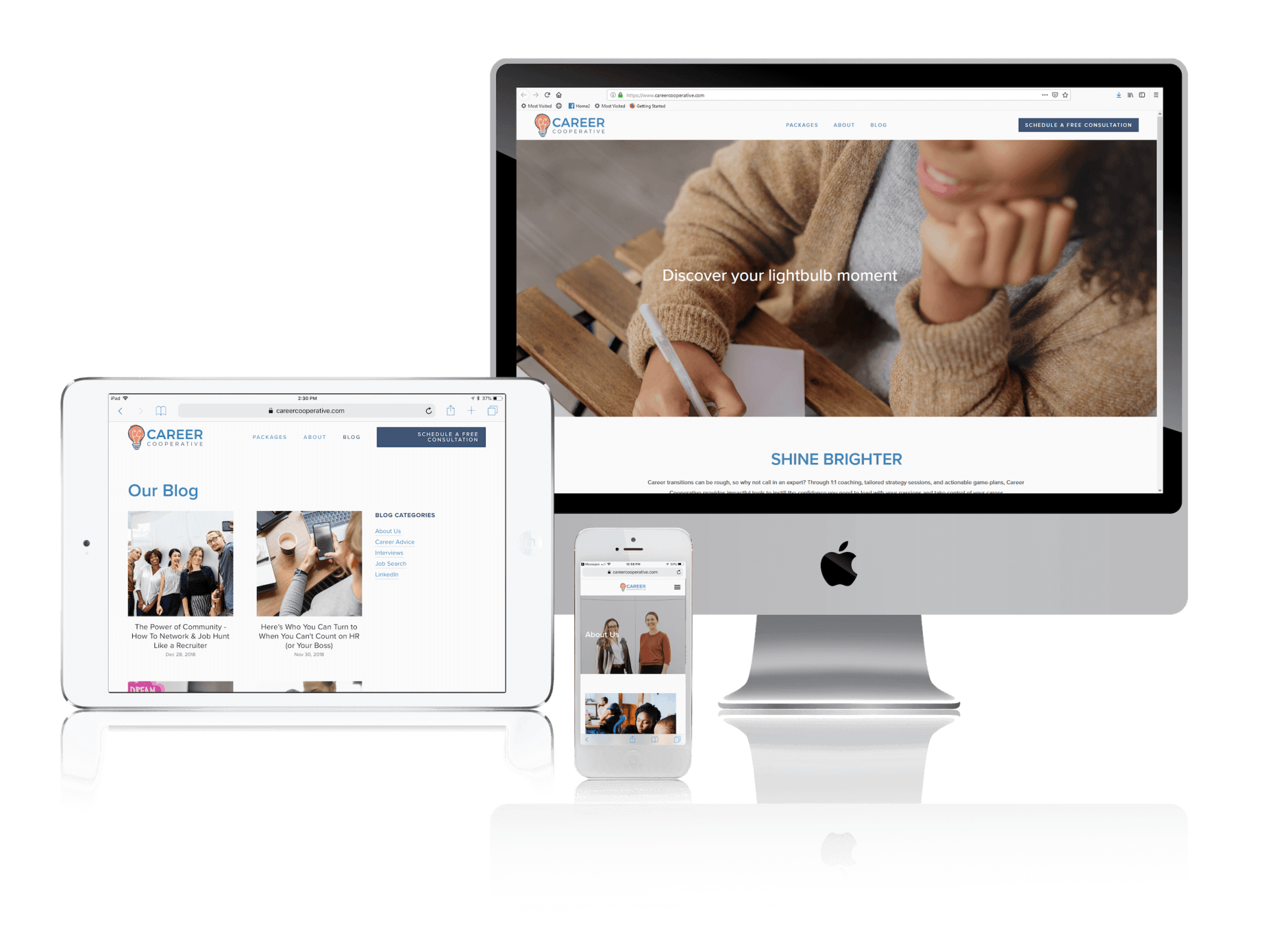 Squarespace for Career Consultant Websites