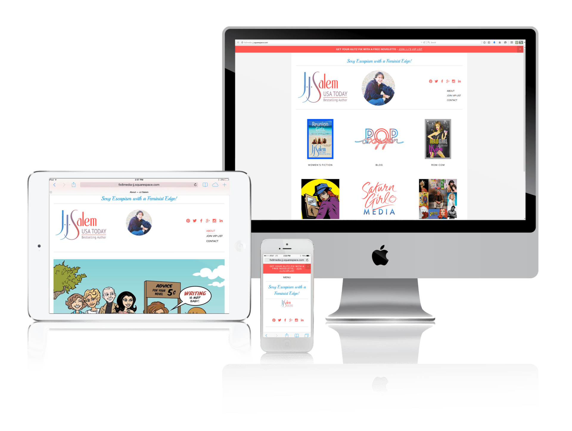 Squarespace for Novels