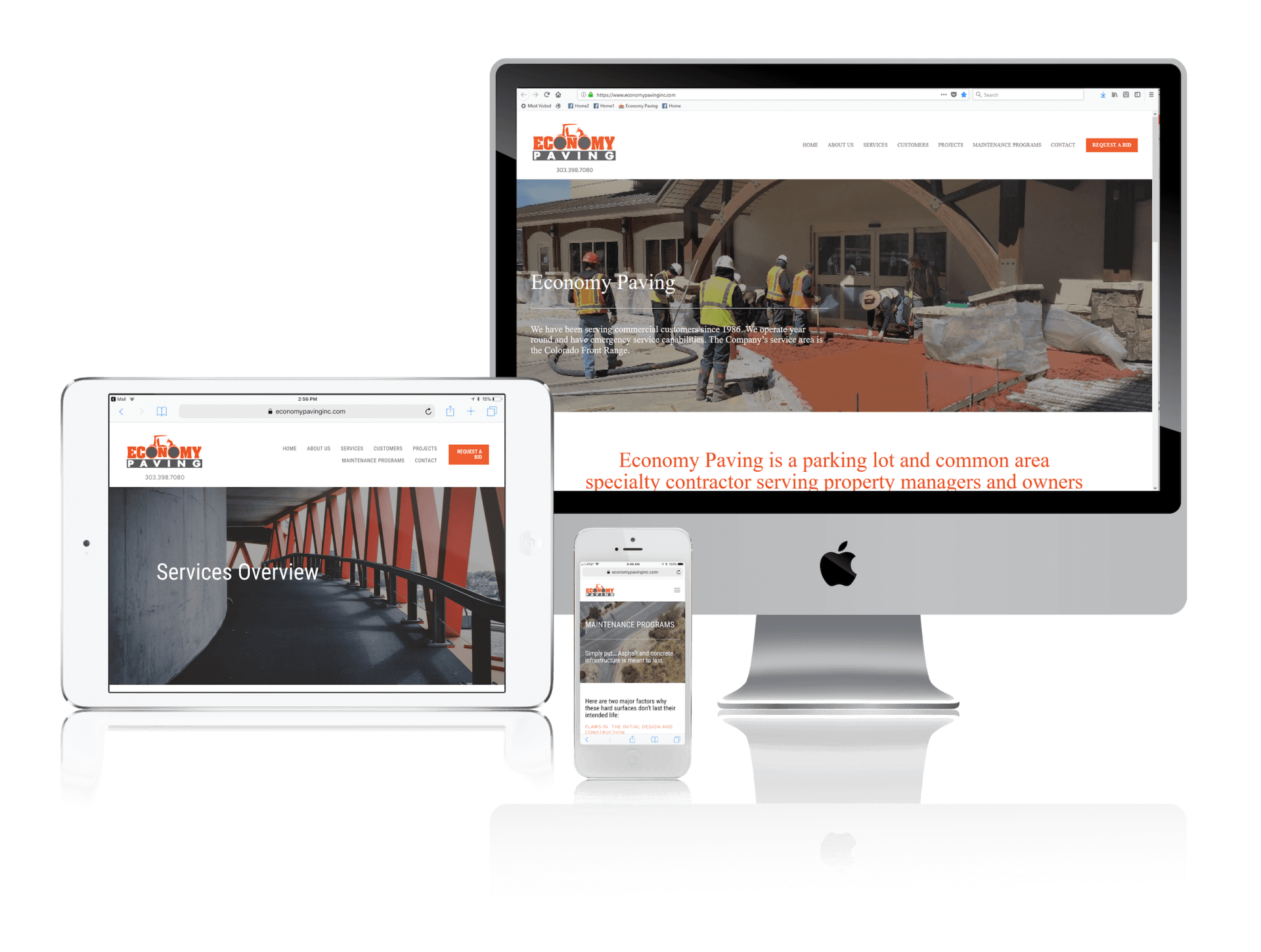 Squarespace for Paving Contractors