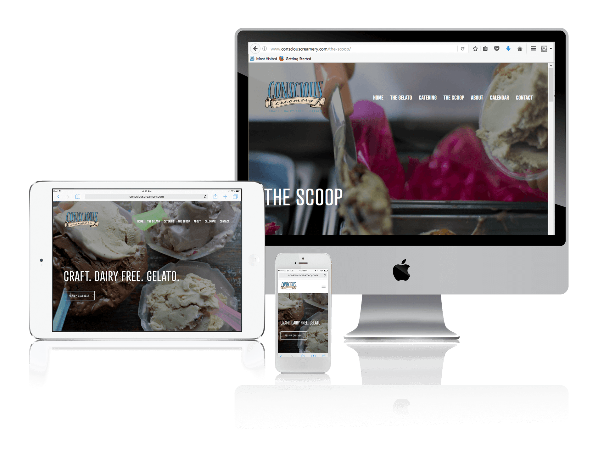 Squarespace for Vegan Gelato