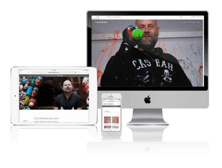 Squarespace Websites for Artists Who Love Color
