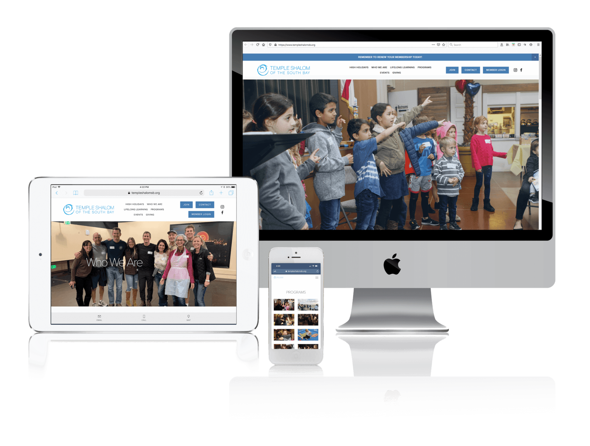 Squarespace Websites for Temples