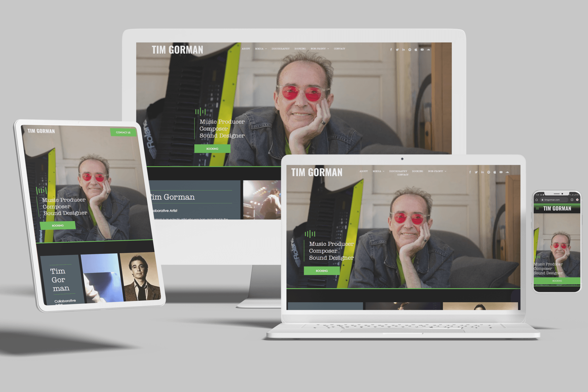 Duda Musician Website