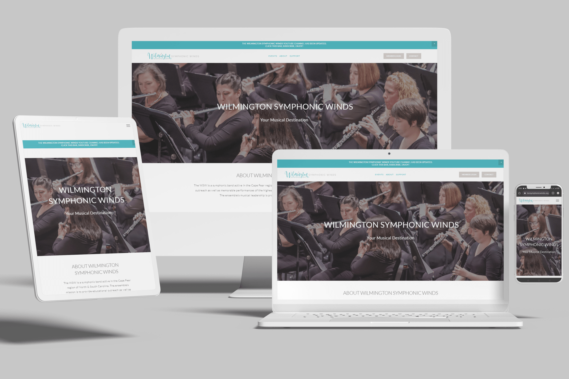 Squarespace Websites for Symphony Nonprofits