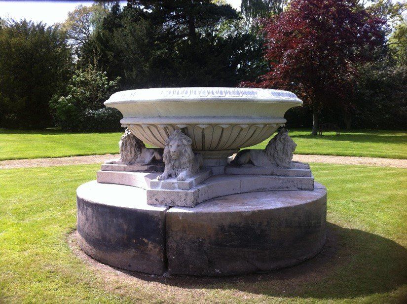 Booths Park Fountain DOFF cleaning & stone restoration