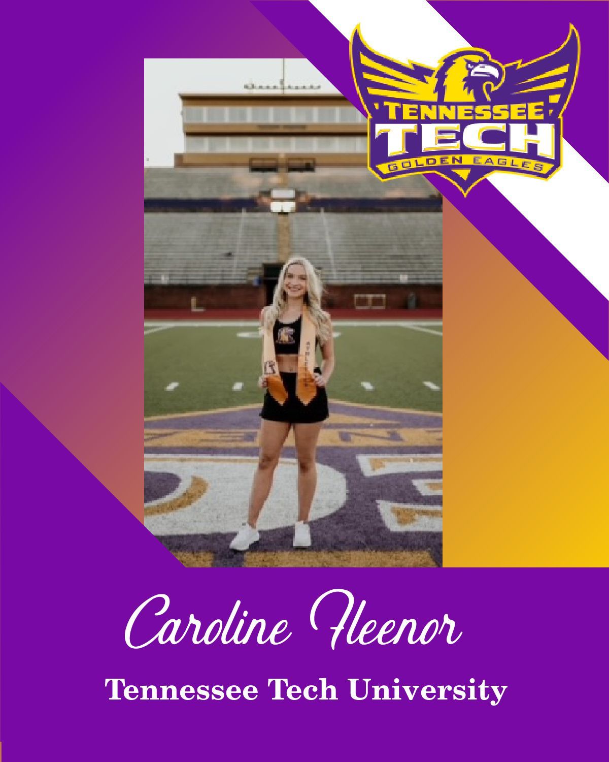 Caroline fleenor is a tennessee tech university student