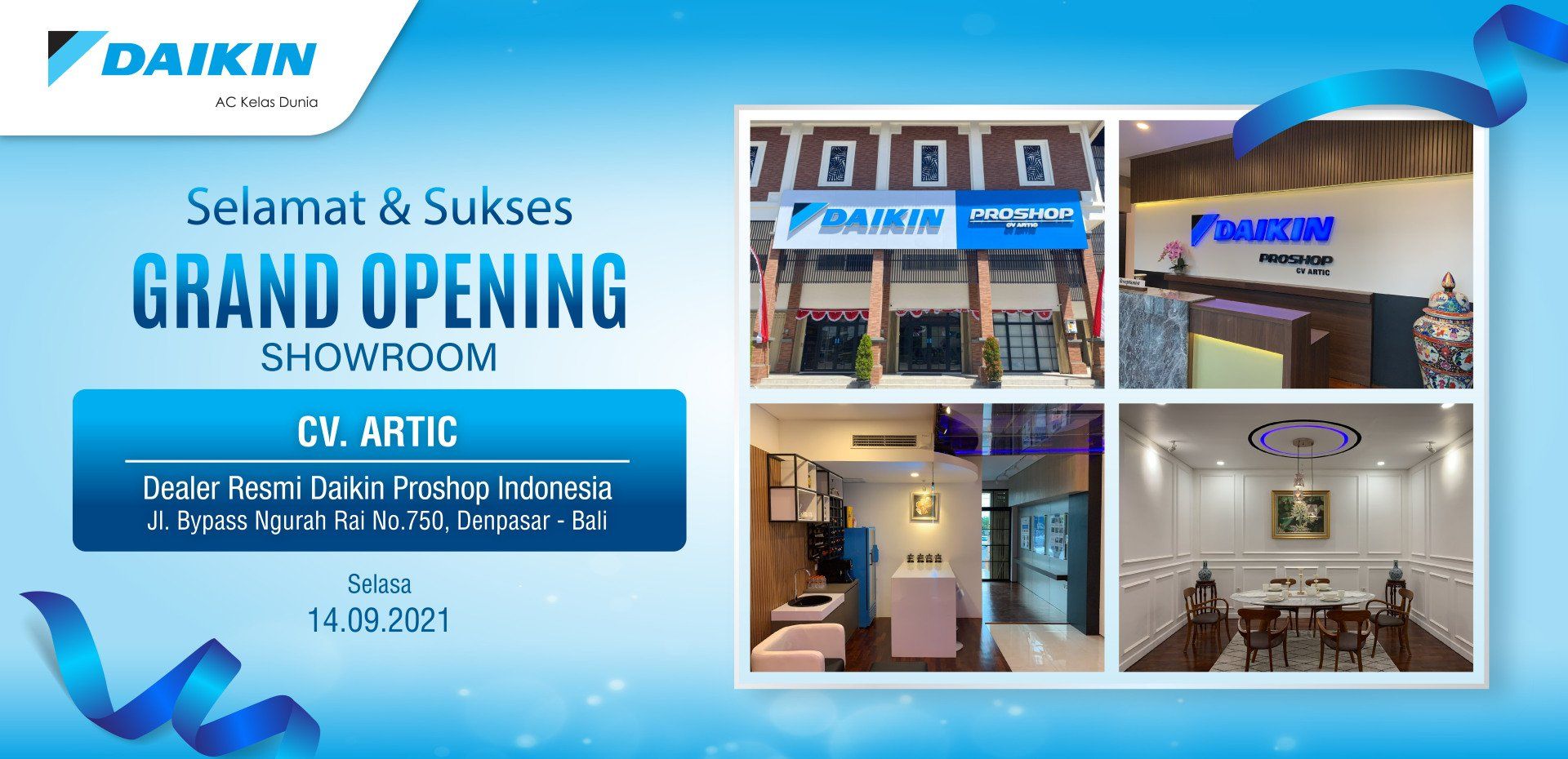 Showroom Proshop Daikin Ke-21 Hadir Dalam Perpaduan Desain AC Dengan ...