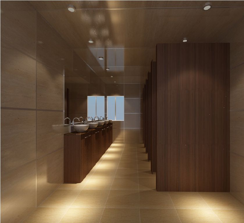 Male & Female Bathrooms