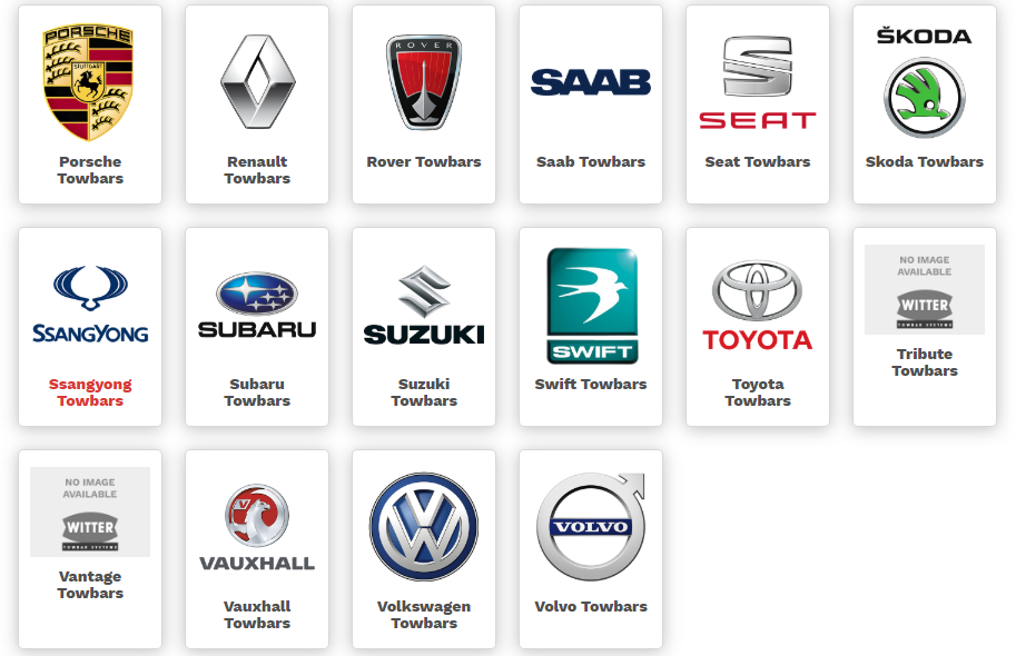 Toyota and other car brand logos