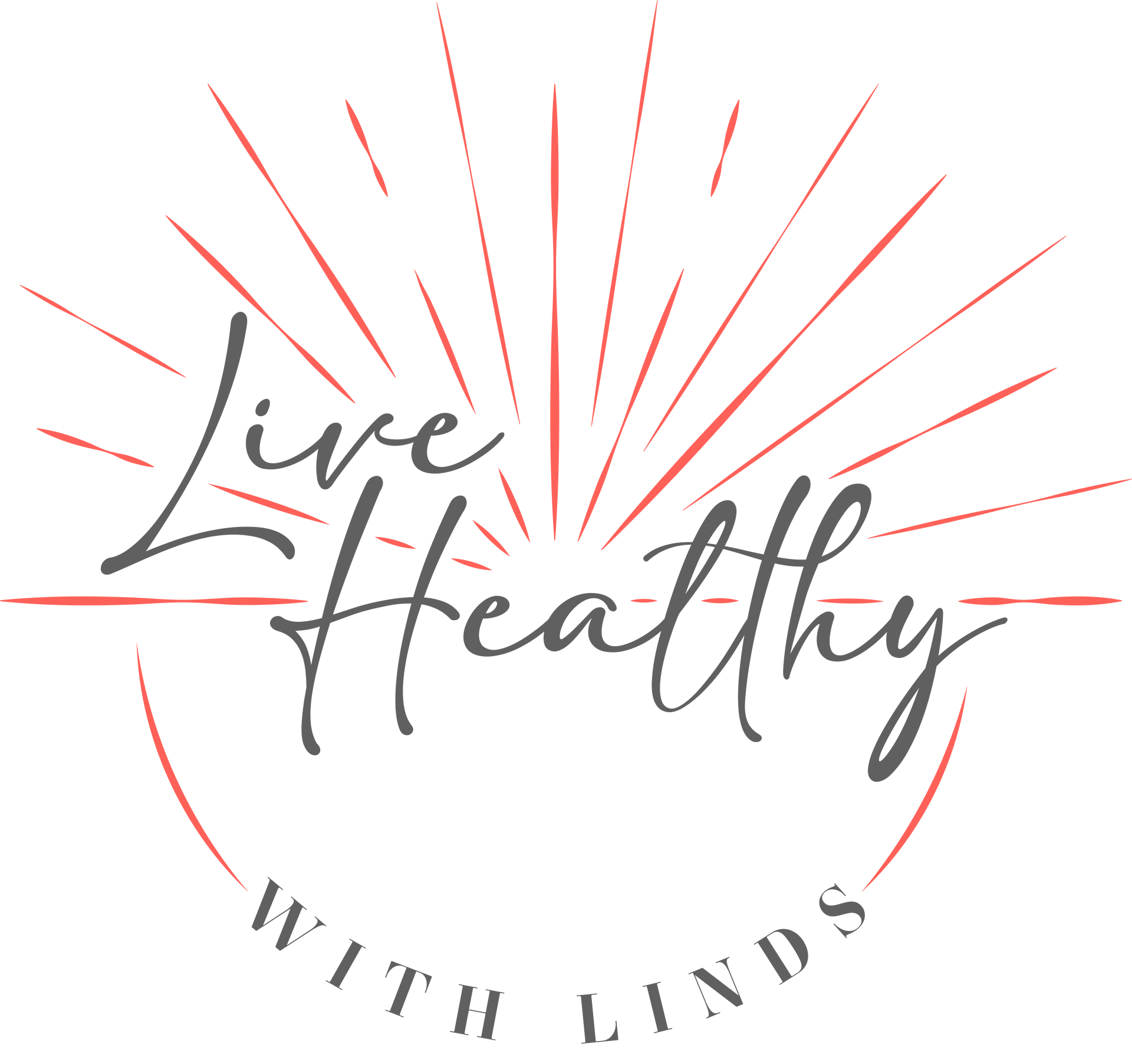 A logo for a company called live healthy with linds.