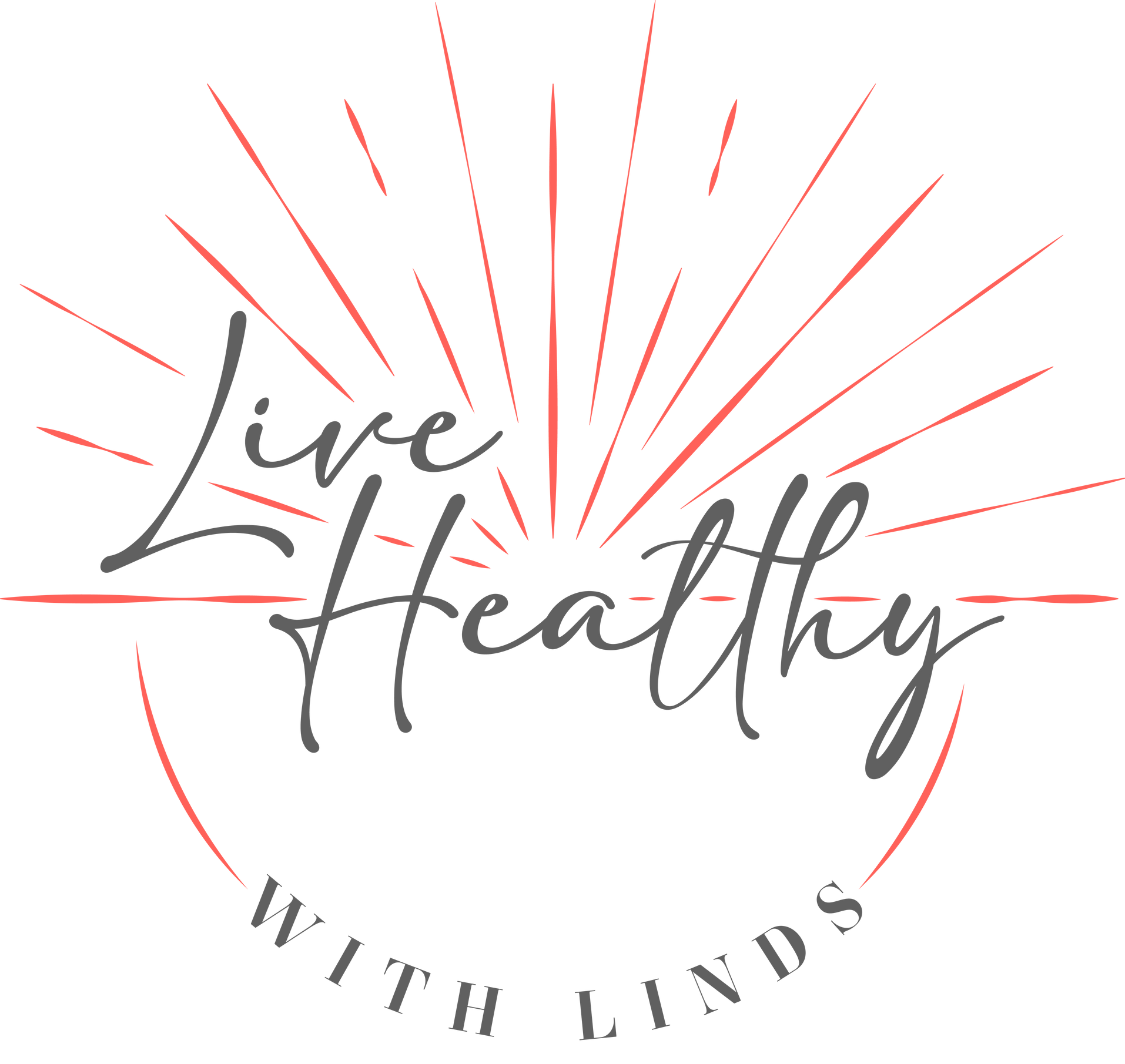 A logo for a company called live healthy with linds.