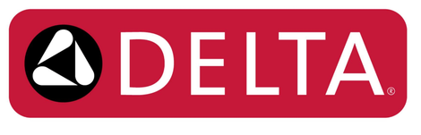 The Delta logo, featuring the word 