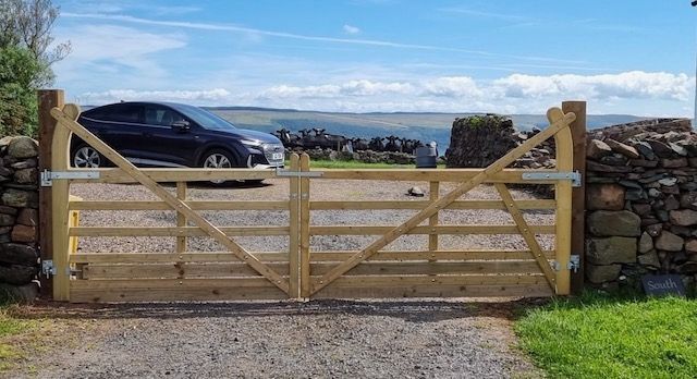 Quality wooden gates supplied and installed by J.A. Halkett & Son