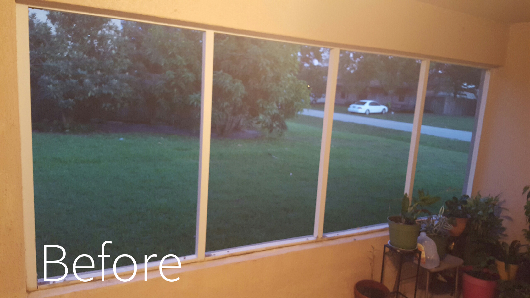 Before Aluminum Window Installing — Palm Bay, FL — Anything That's Aluminum
