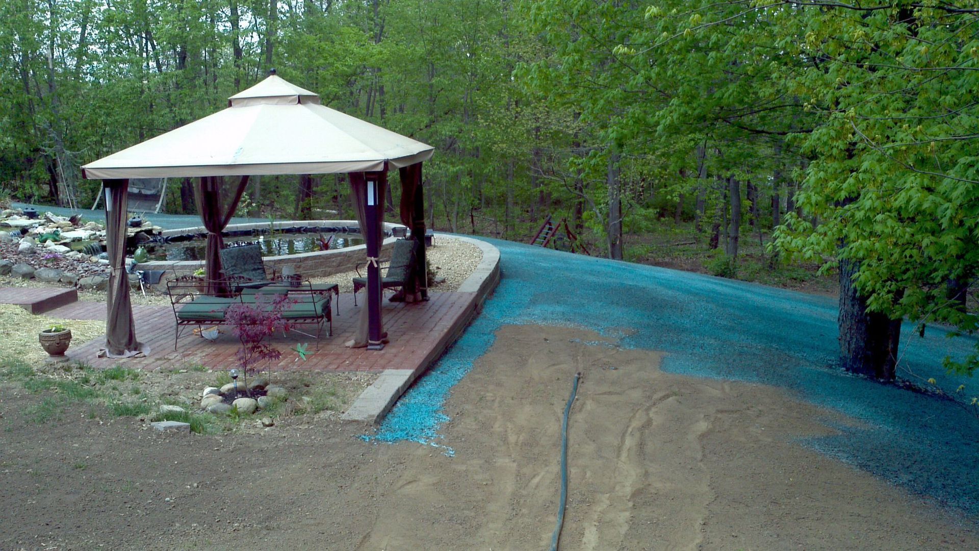 hydroseed applied 