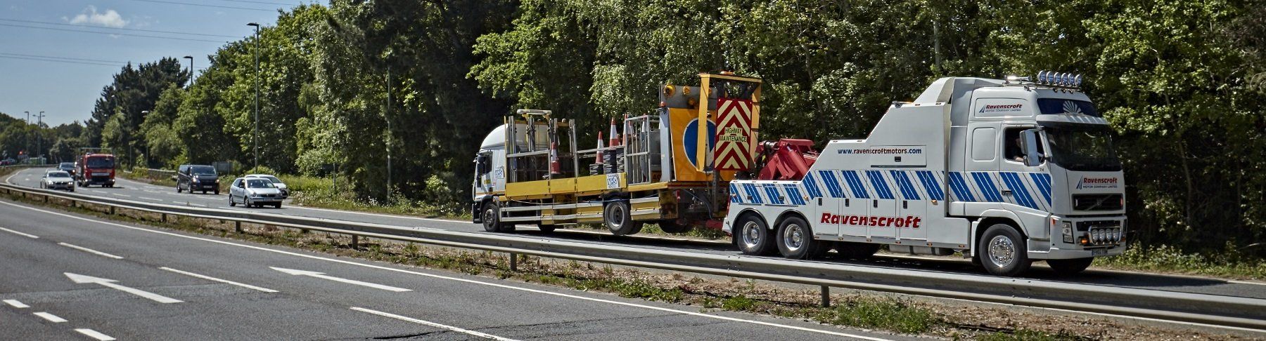 Commercial vehicle recovery by Ravenscroft Breakdown Assistance & Vehicle Recovery