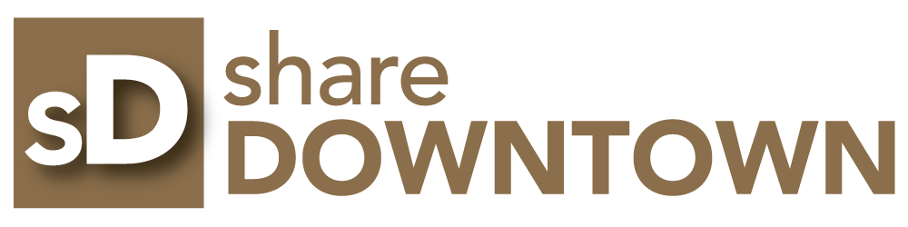 ShareDOWNTOWN Logo - Click to go home