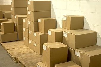 Affordable Moving Services — Stack of Boxes in Arleta, CA