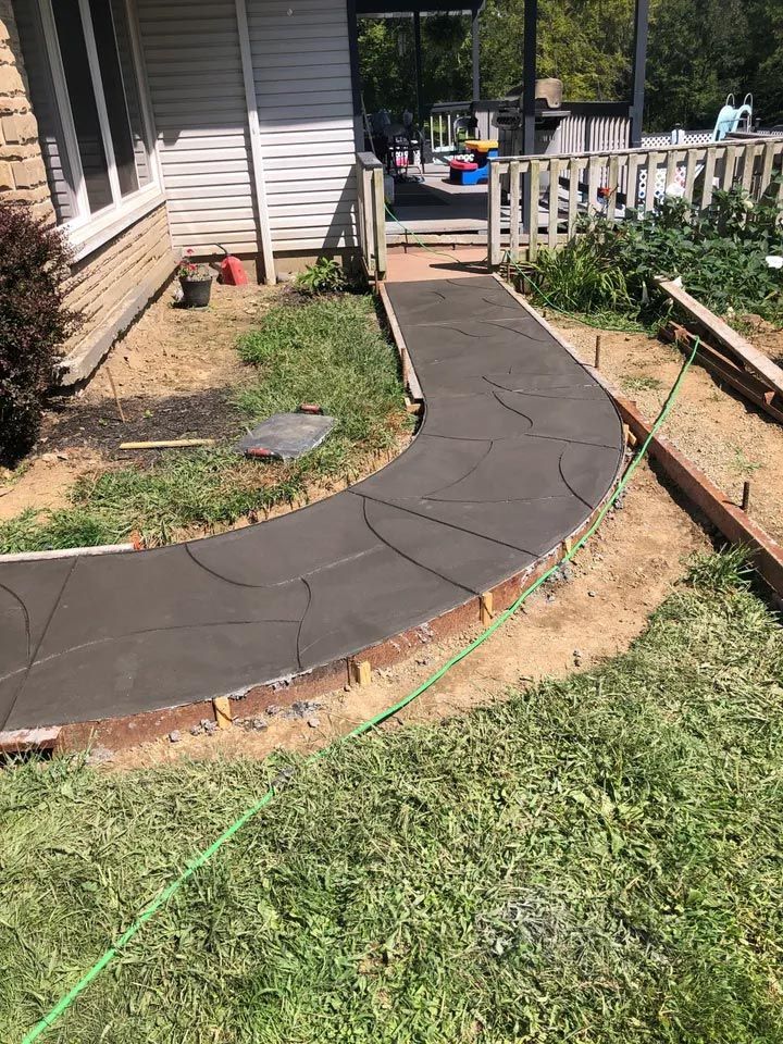 New Installed Pathway — West Middlesex, PA — Z'Crete Concrete & Excavation LLC