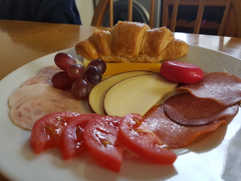 Continental Platter for breakfast at Lorien House bed and breakfast, Fort Augustus, Highlands, Scotland