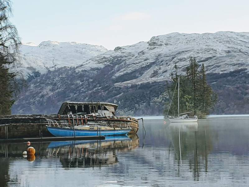 Inchnacordoch Bay Fort Augustus Highlands Scotland