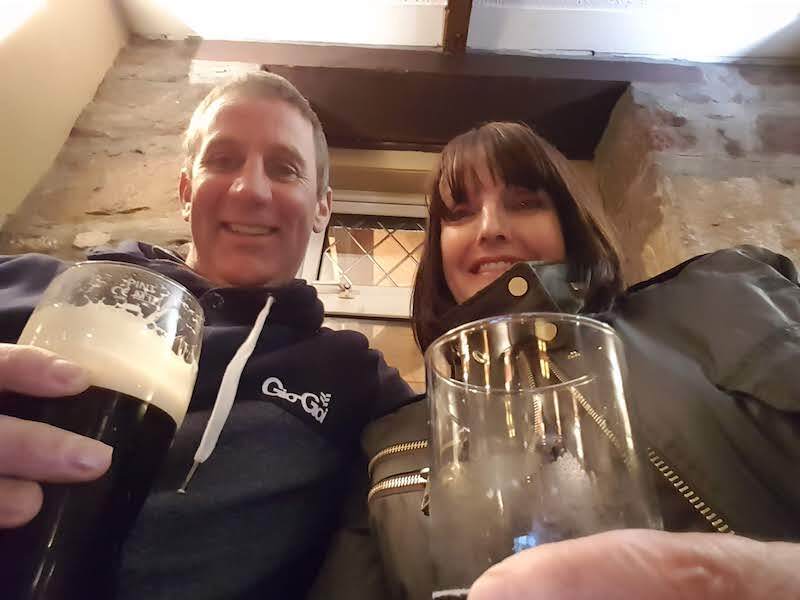 Smiling hosts Lin and Tom of Lorien House Bed and Breakfast Fort Augustus Hosts - Lin & Tom