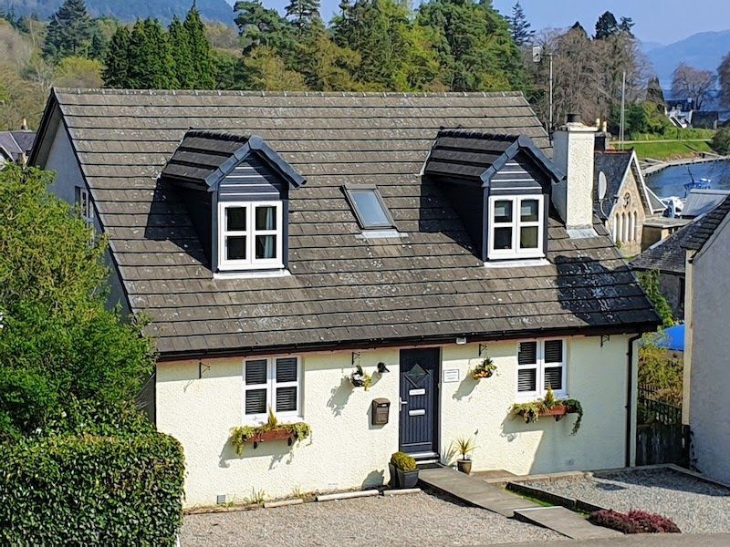 External of Lorien House B&B Fort Augustus Highland Scotland Summer view