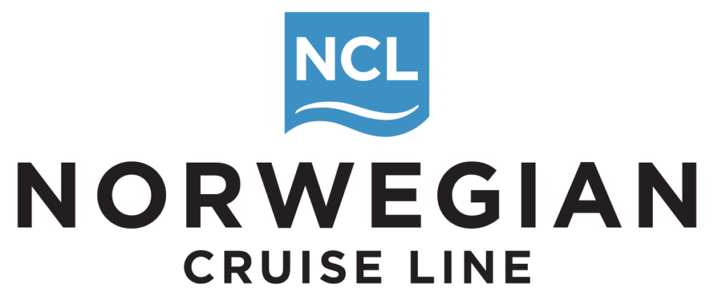 Ncl norwegian cruise line logo on a white background