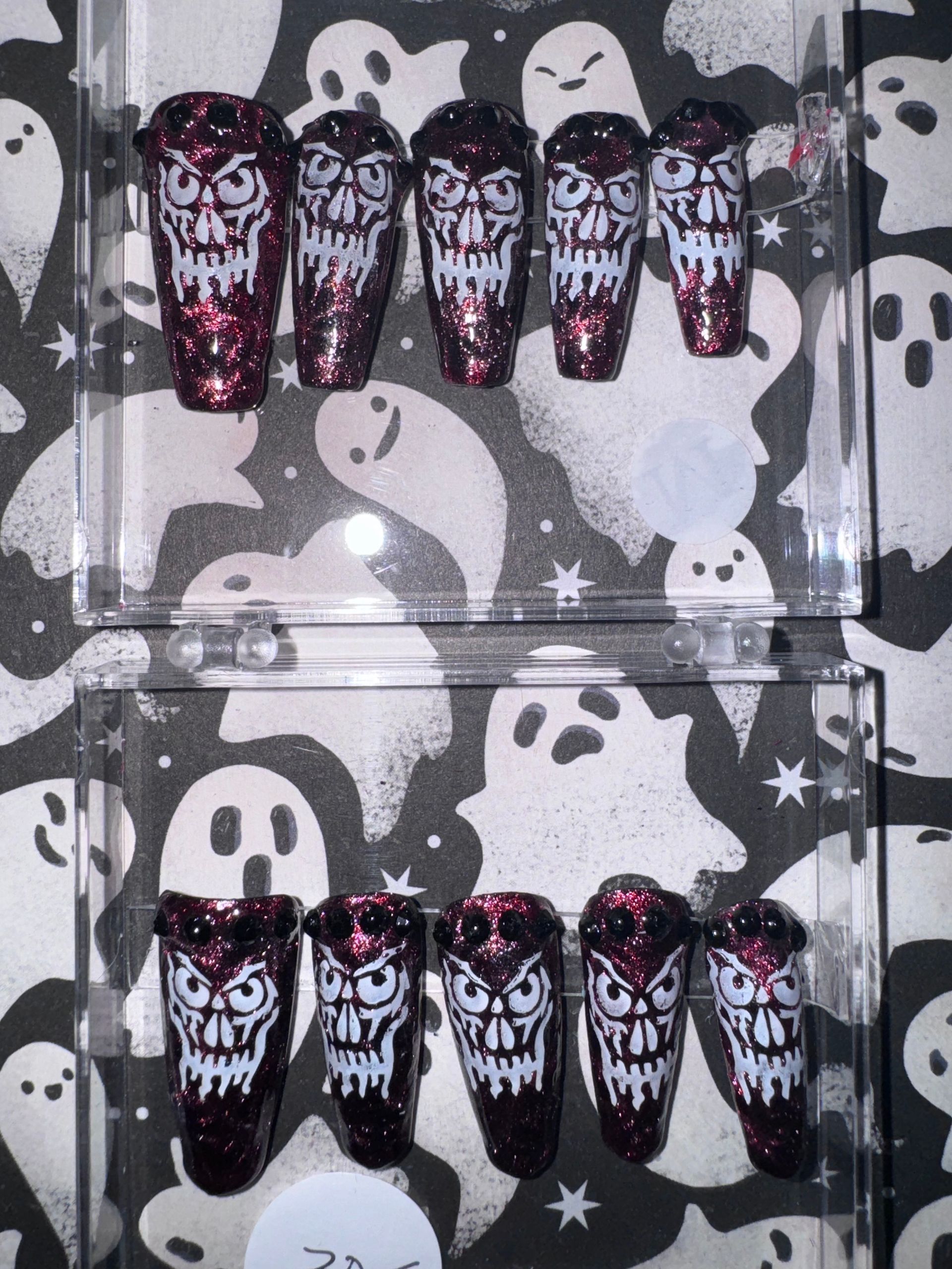 Mean skeletal face nail set