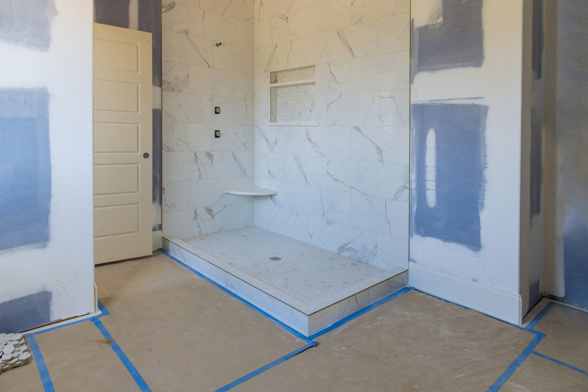 Renovating Bathroom — North Andover, MA — Baker Building Solutions