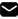A black envelope with a white arrow pointing down on a white background.