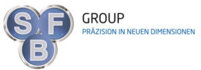 Ein blau-weißes Logo für die SF Group