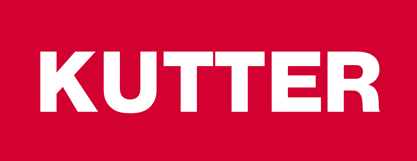 Das Wort „Kutter“ ist in weißer Schrift auf rotem Grund geschrieben.