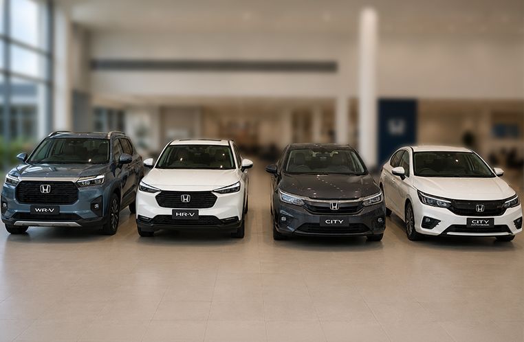 Honda WR-V, Honda HR-V, e Linha City em paralelo