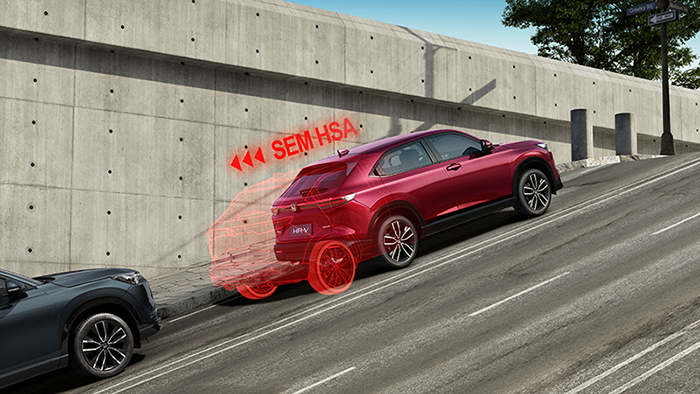 HSA – Assistente de Partida em Aclives
nos carros Honda