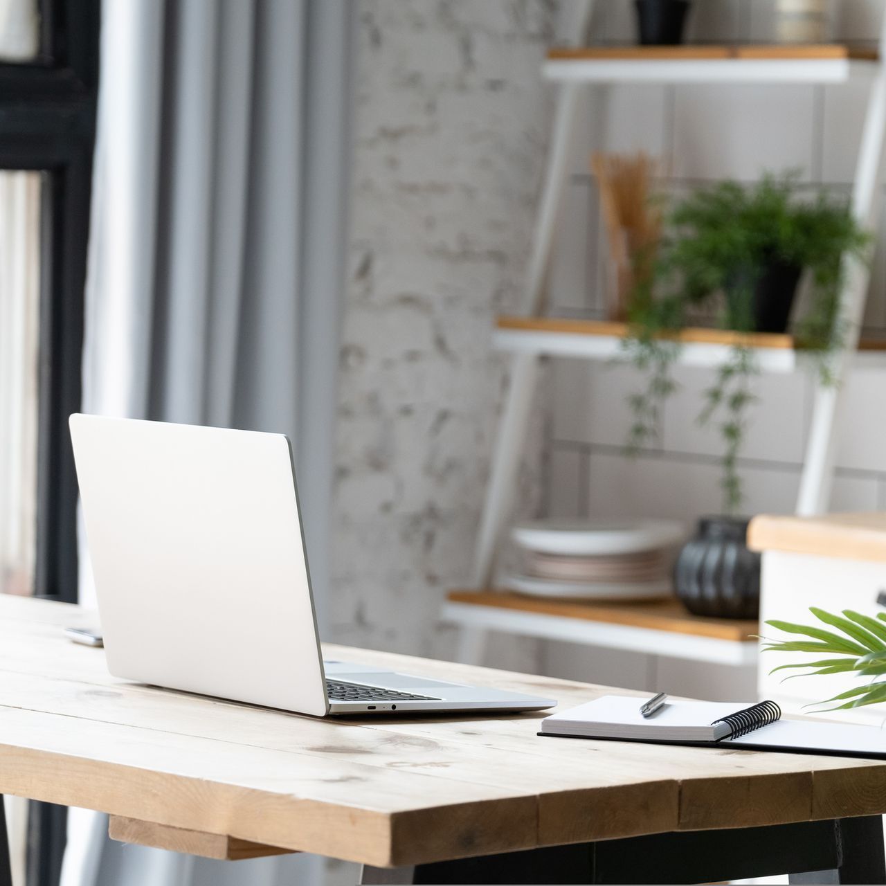 Photo of a modern desk