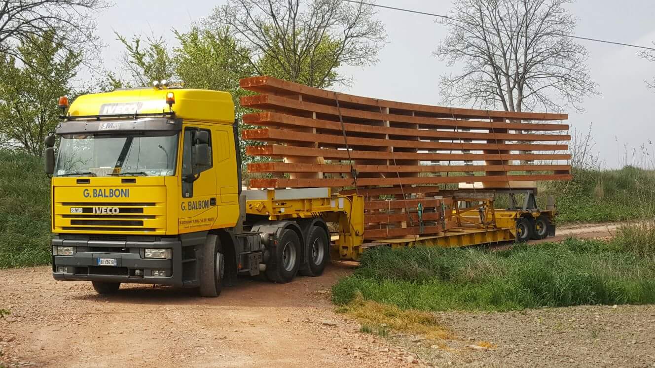 Trasporto stradale eccezionale di impianti