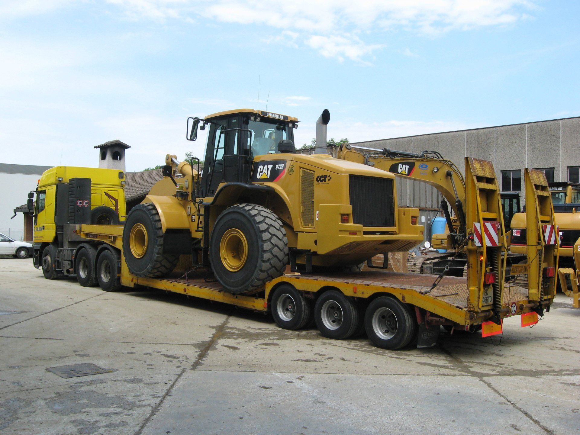 Trasporto eccezionale macchinari movimentazione terra