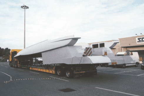 Trasporto imbarcazione su strada
