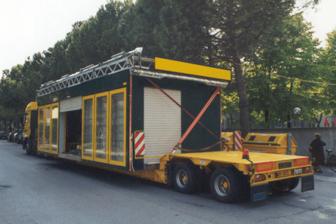 Trasporto internazionale casa mobile