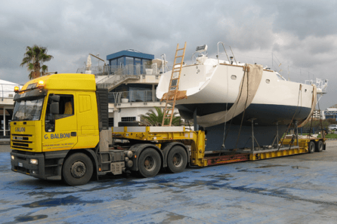 Trasporto stradale di imbarcazione