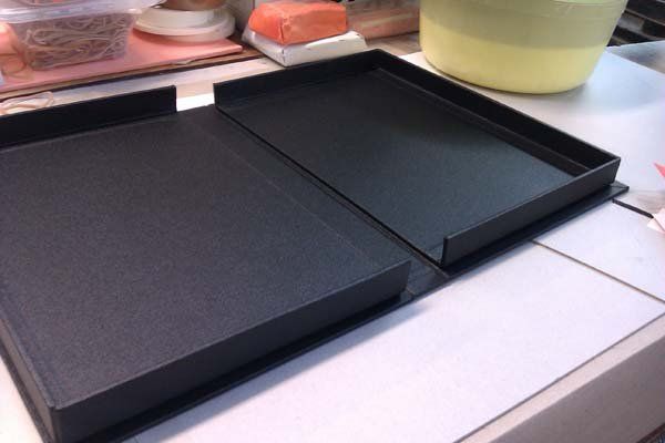 binder cover in black