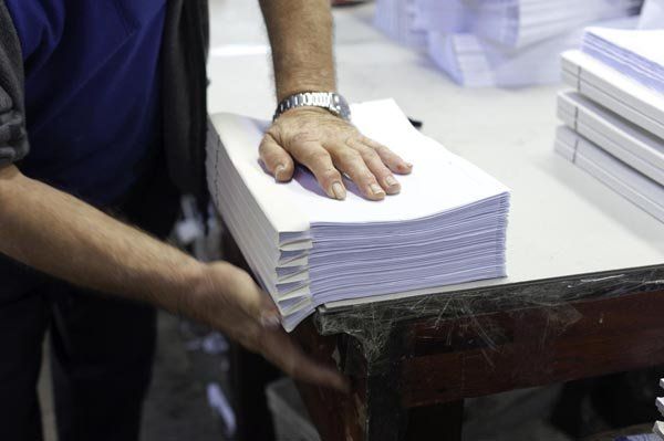 book ready to be bound