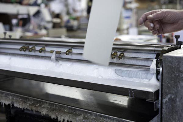 part of the printing and binding process